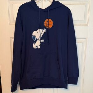 Peanuts Dark Blue Hoodie with Snoopy